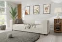 S-Style Möbel Polstergarnitur Gustav 3+2 Cord-Stoff Beige Bild 3