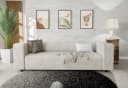 S-Style Möbel Polstergarnitur Gustav 3+2 Cord-Stoff Beige Bild 4