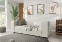 S-Style Möbel Polstergarnitur Gustav 3+2 Cord-Stoff Beige Bild 5