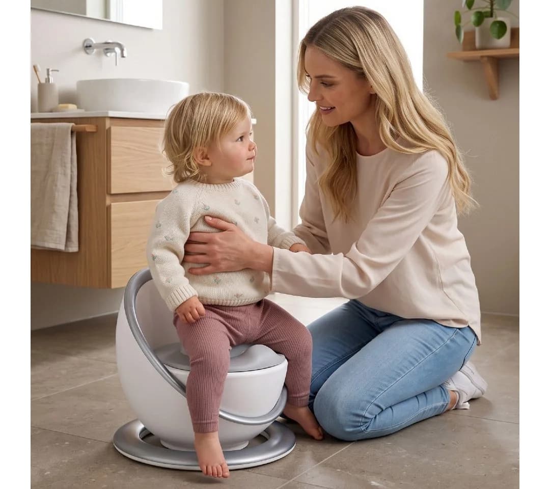 Sun Baby 2-in-1 Töpfchen mit Stuhlfunktion weiß-gold - Bild 3