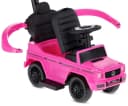 Sun Baby Rutschauto Mercedes-Benz G-Klasse Rosa mit Schiebestange Bild 5