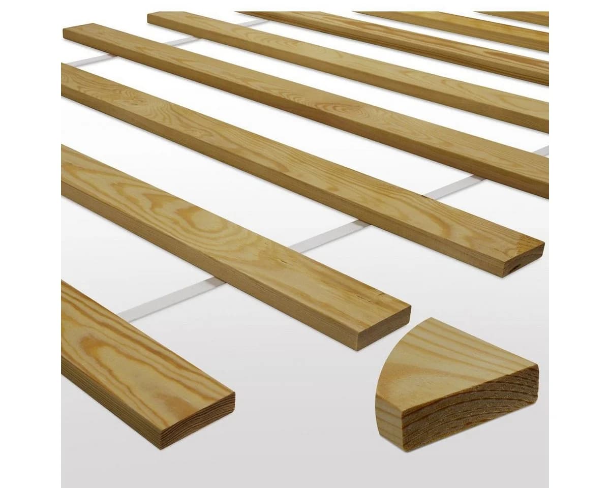 Lattenrost Kiefer Holz Massiv Bett Furnify - Bild 2