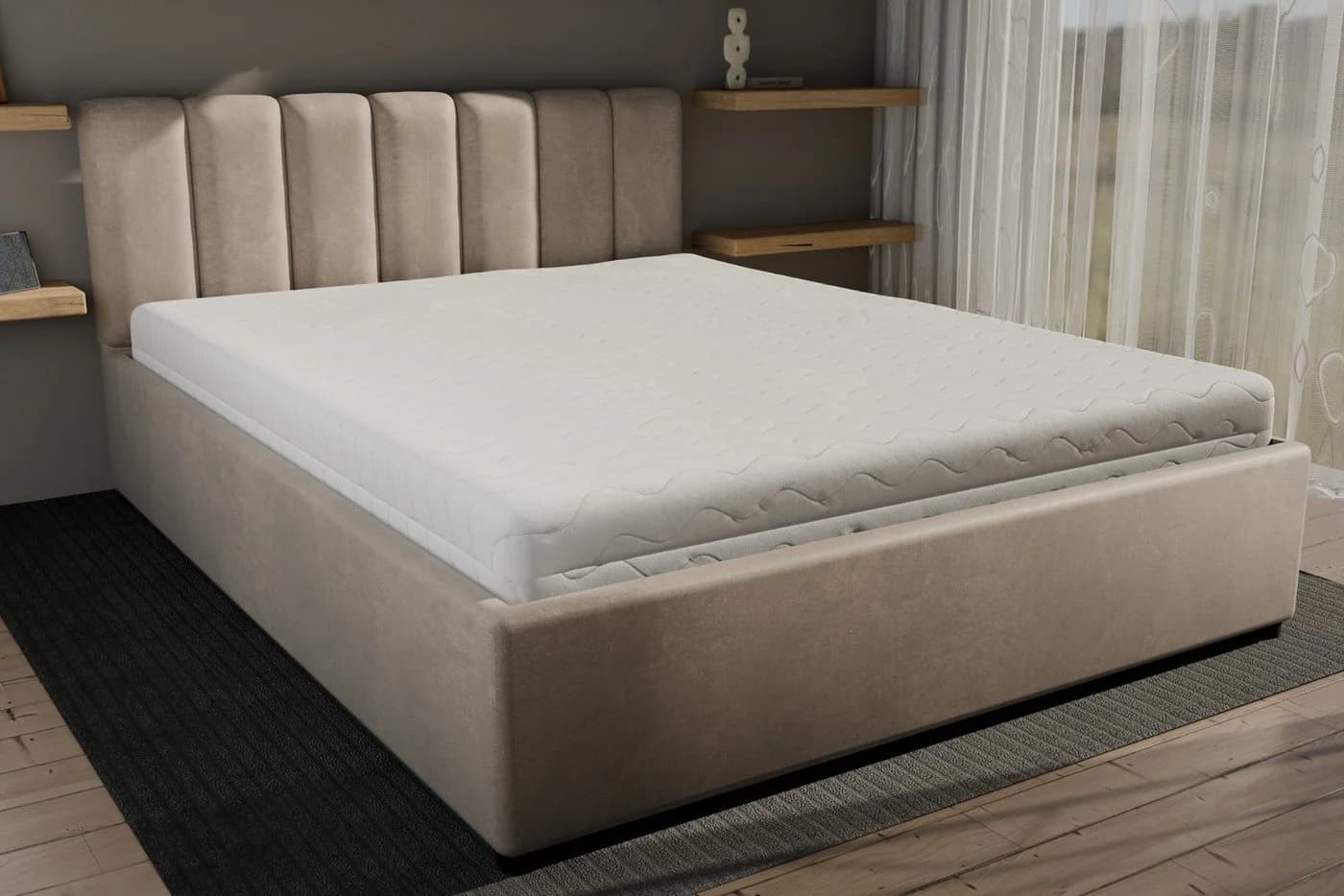 Deine Möbel 24 Bonnellfederkernmatratze H3 20 cm mit Kokos - Bild 4