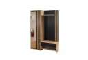 COMBO Kompaktgarderobe 140cm mit Sitzbank, Schublade & Haken Bild 2