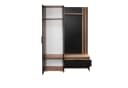 COMBO Kompaktgarderobe 140cm mit Sitzbank, Schublade & Haken Bild 3