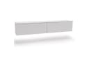 KOBI S.C. TV-Schrank Nicole 160 cm weiß hängend/stehend grifflos TIP-ON Bild 2