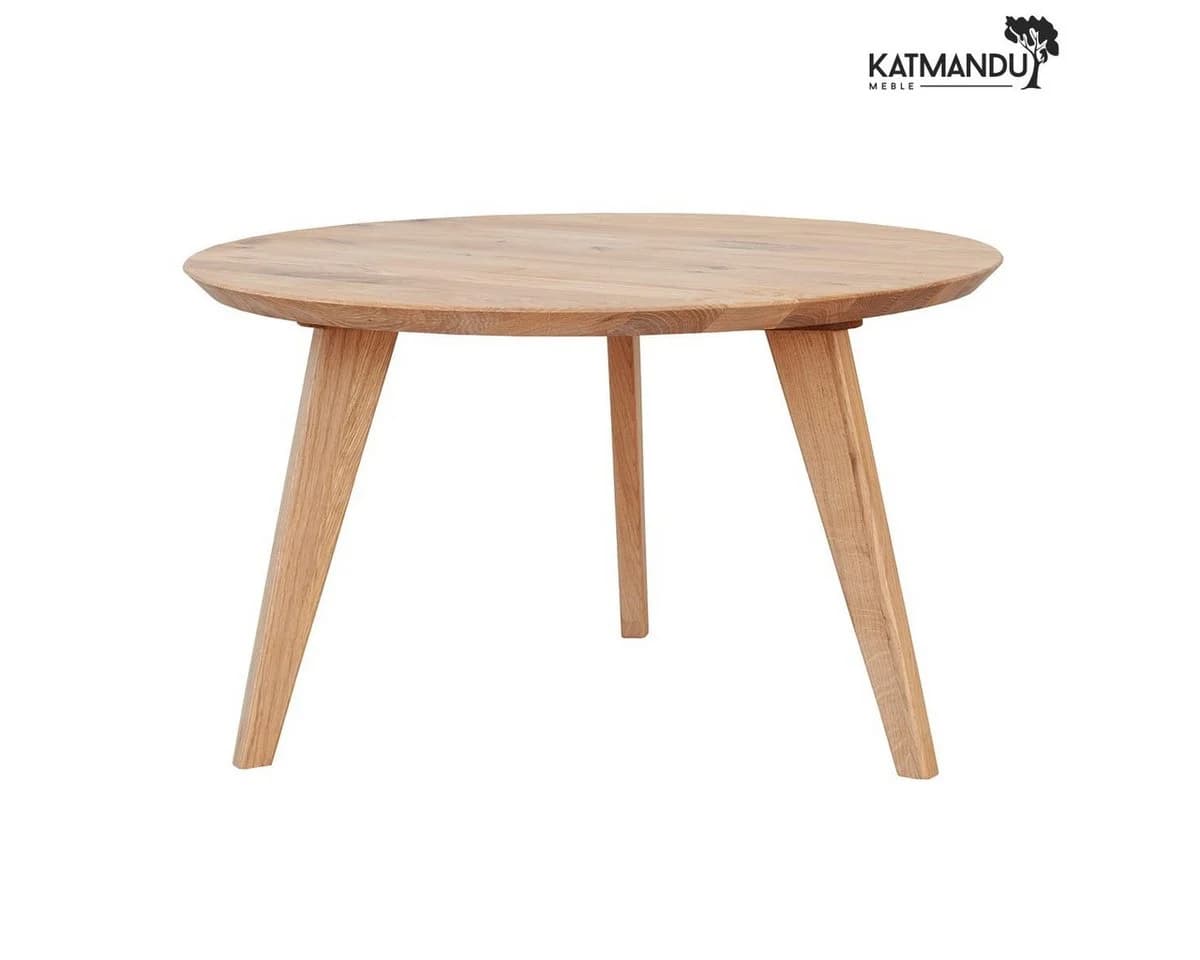 Katmandu Couchtisch Orbetello rund 90 cm Eiche massiv geölt - Bild 2