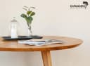 Katmandu Couchtisch Orbetello rund 90 cm Eiche massiv geölt Bild 3