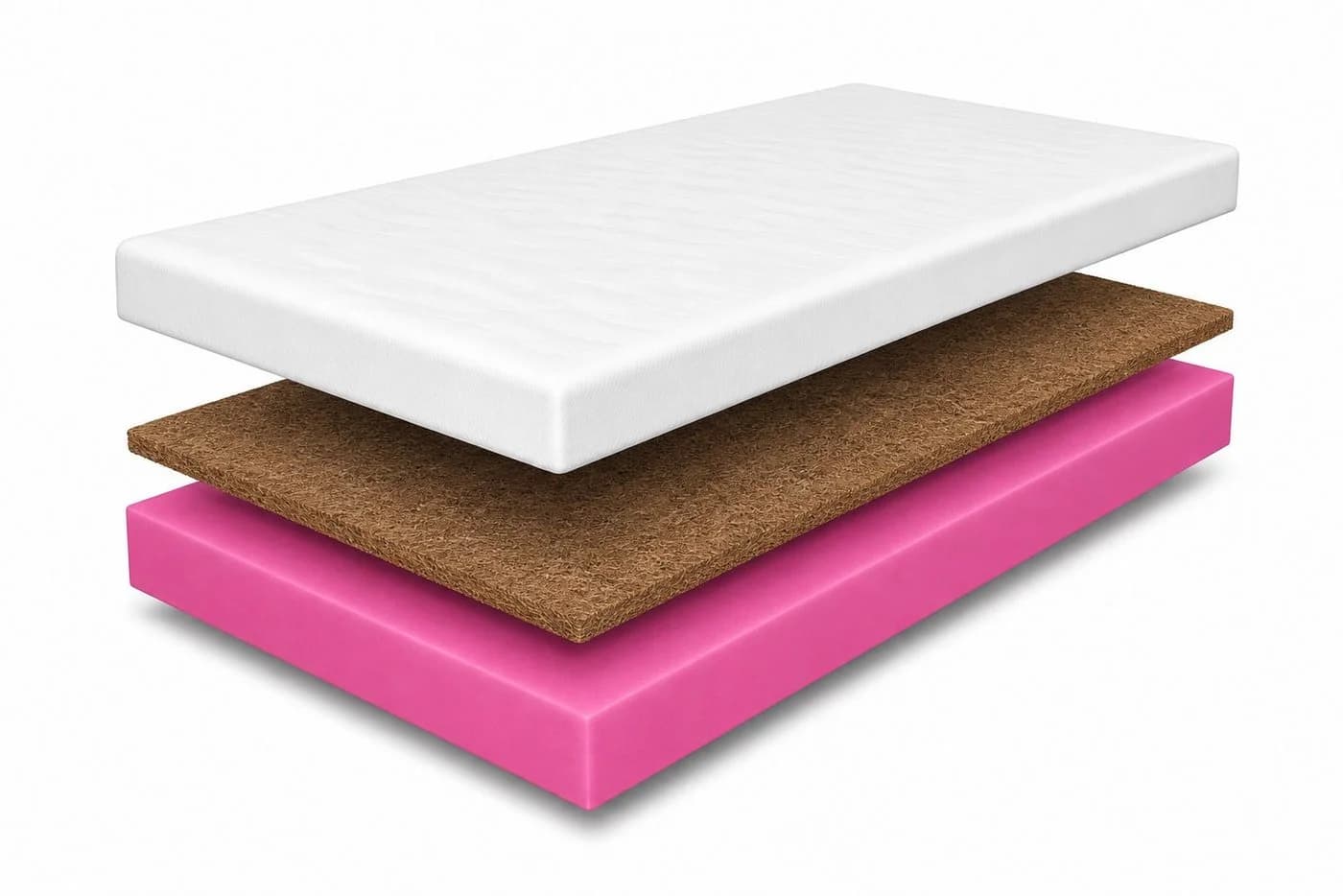 MARPUR Topper TOP5 Matratzenauflage Kokos Schaumstoff H4 Weiß - Bild 3