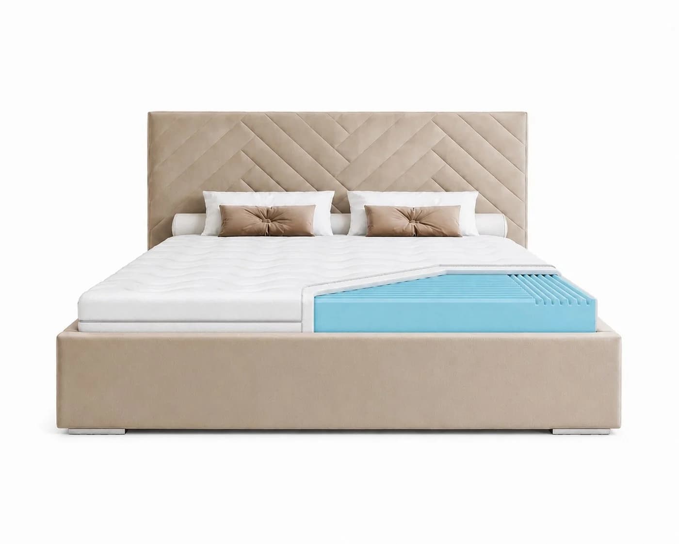 MARPUR Matratzentopper TOP 5 mit Massageschicht H3 Weiß - Bild 4