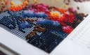 LA CUTE Malen nach Zahlen 5D Diamant Mosaik Stickerei 5D Palmen Strand 30x30cm Bild 4