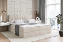 ALTDECOR Boxbett MILTIO Beige mit Topper und Bettkästen Bild 2