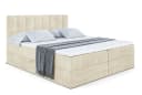 ALTDECOR Boxbett OTTA Beige mit Topper und Bettkästen Bild 1