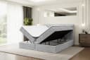 ALTDECOR Boxbett OTTA Grau Monolith mit Matratzenwahl und Topper Bild 3