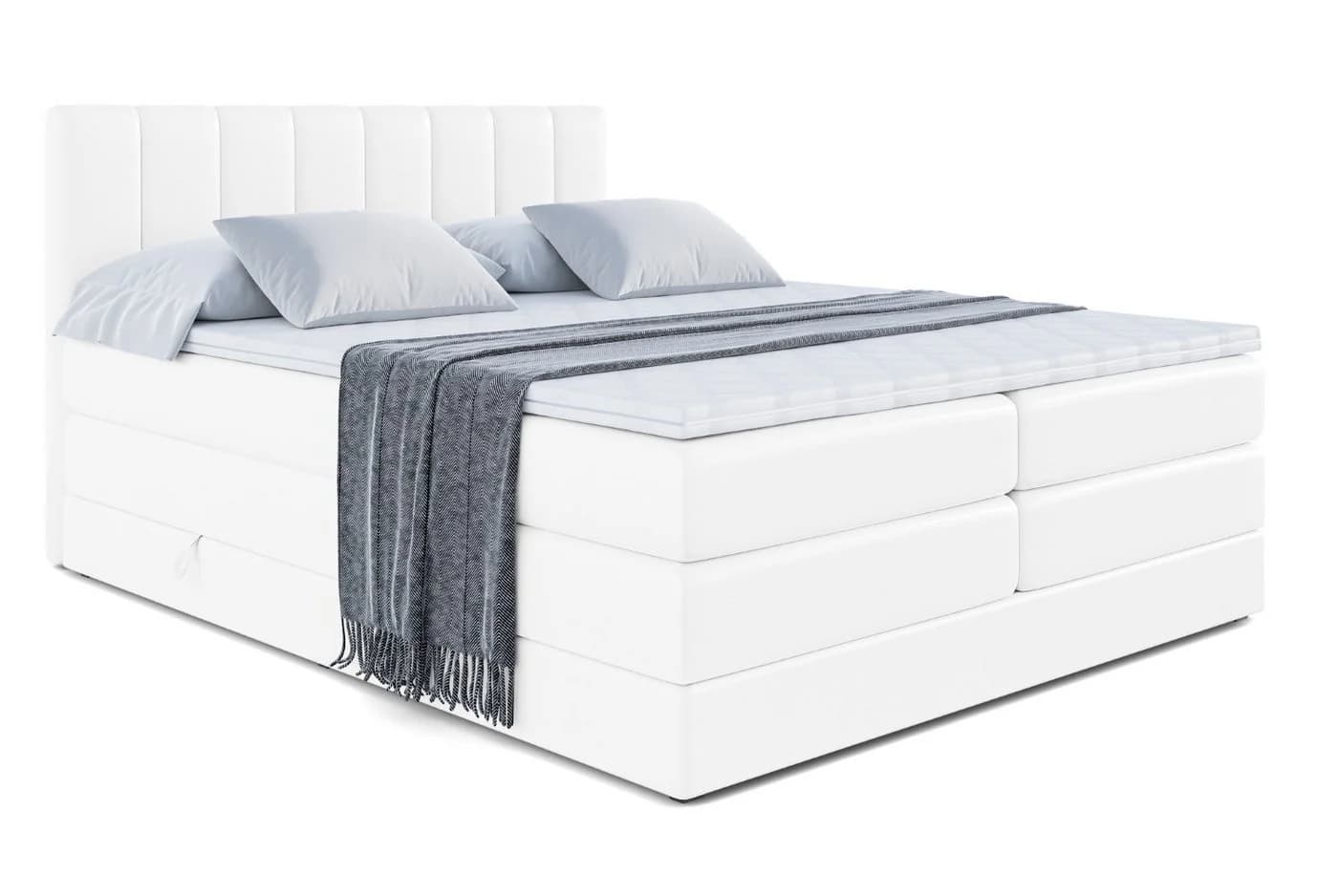 ALTDECOR Boxspringbett OTTA KING mit Multipocket-Matratze und Topper