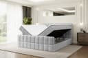 ALTDECOR Boxbett MIAMI-Z Grau mit Bettkästen & Topper Bild 3