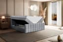 ALTDECOR Boxbett MIAMI-Z Grau mit Bettkästen & Topper Bild 5