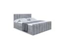 ALTDECOR Boxbett OTTA-Z Grau mit Bettkästen und Topper Bild 1