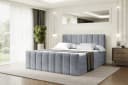 ALTDECOR Boxbett OTTA-Z Grau mit Bettkästen und Topper Bild 2