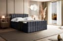 ALTDECOR Boxspringbett MIAMI-Z KING Grau mit Topper und Bettkästen Bild 4