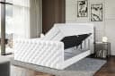 ALTDECOR Boxspringbett BOXI8-Z KING Weiß Kunstleder mit Bettkästen Bild 5