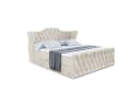 ALTDECOR Boxbett VILA-Z Beige mit Topper und Bettkästen Bild 1