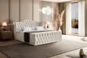 ALTDECOR Boxbett VILA-Z Beige mit Topper und Bettkästen Bild 4