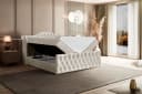 ALTDECOR Boxbett VILA-Z Beige mit Topper und Bettkästen Bild 5