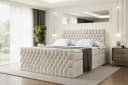 ALTDECOR Boxspringbett DAISY-Z König mit Matratzen H3/H4 & Topper Bild 2