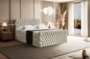 ALTDECOR Boxspringbett DAISY-Z König mit Matratzen H3/H4 & Topper Bild 4