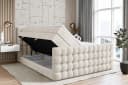 ALTDECOR Boxspringbett VIONE-Z KING Beige mit Bettkasten & Topper Bild 3