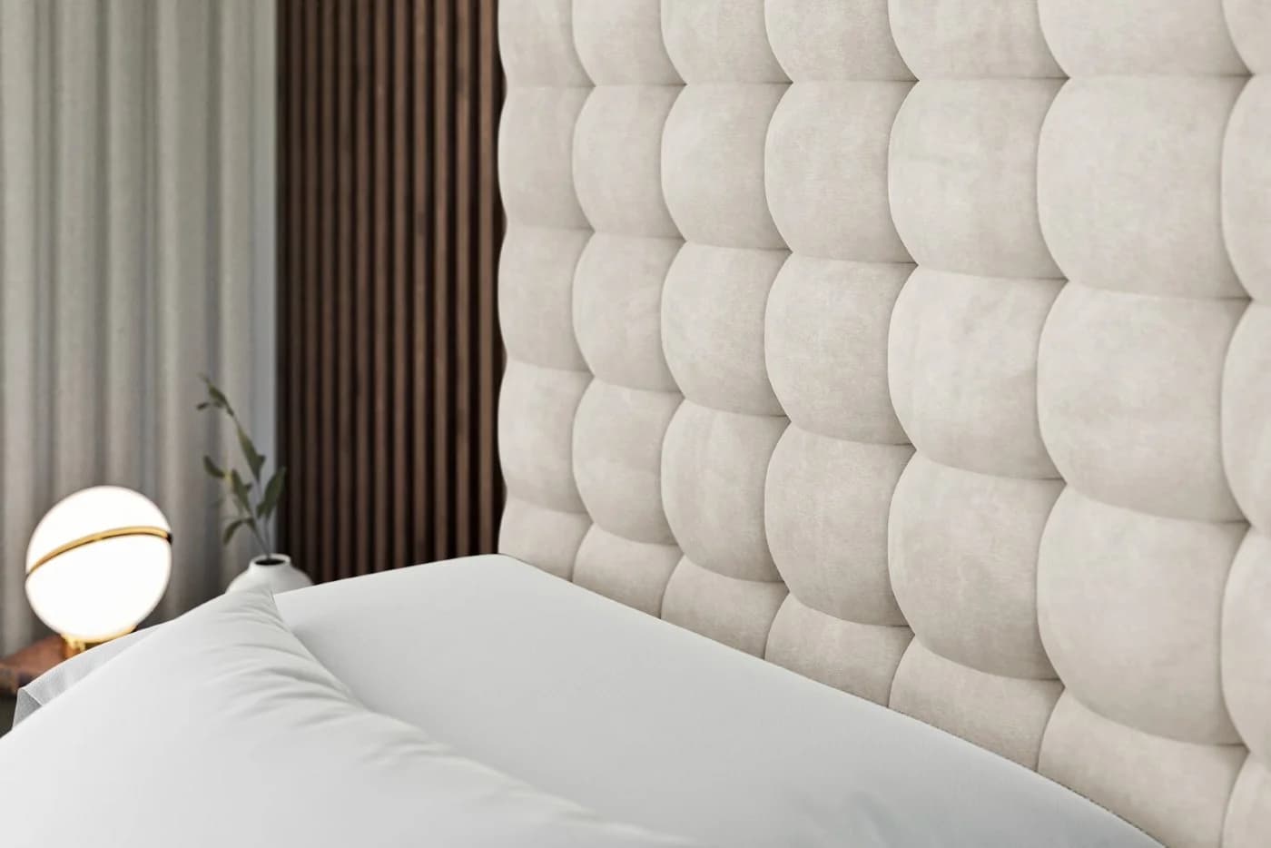 ALTDECOR Boxspringbett VIONE-Z KING Beige mit Bettkasten & Topper - Bild 5
