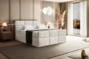 ALTDECOR Boxspringbett OHIO-Z KING Beige/Braun mit Bettkästen & Topper Bild 4