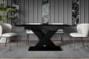 ALTDECOR Esstisch RONX Ausziehbar Schwarz Bild 1