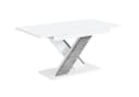 ALTDECOR Esstisch RONX Ausziehbar Weiß/Betonoptik Modern Bild 2