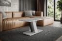 ALTDECOR Couchtisch INEY Modern Industriell Schwarz Grau Betonoptik Bild 1
