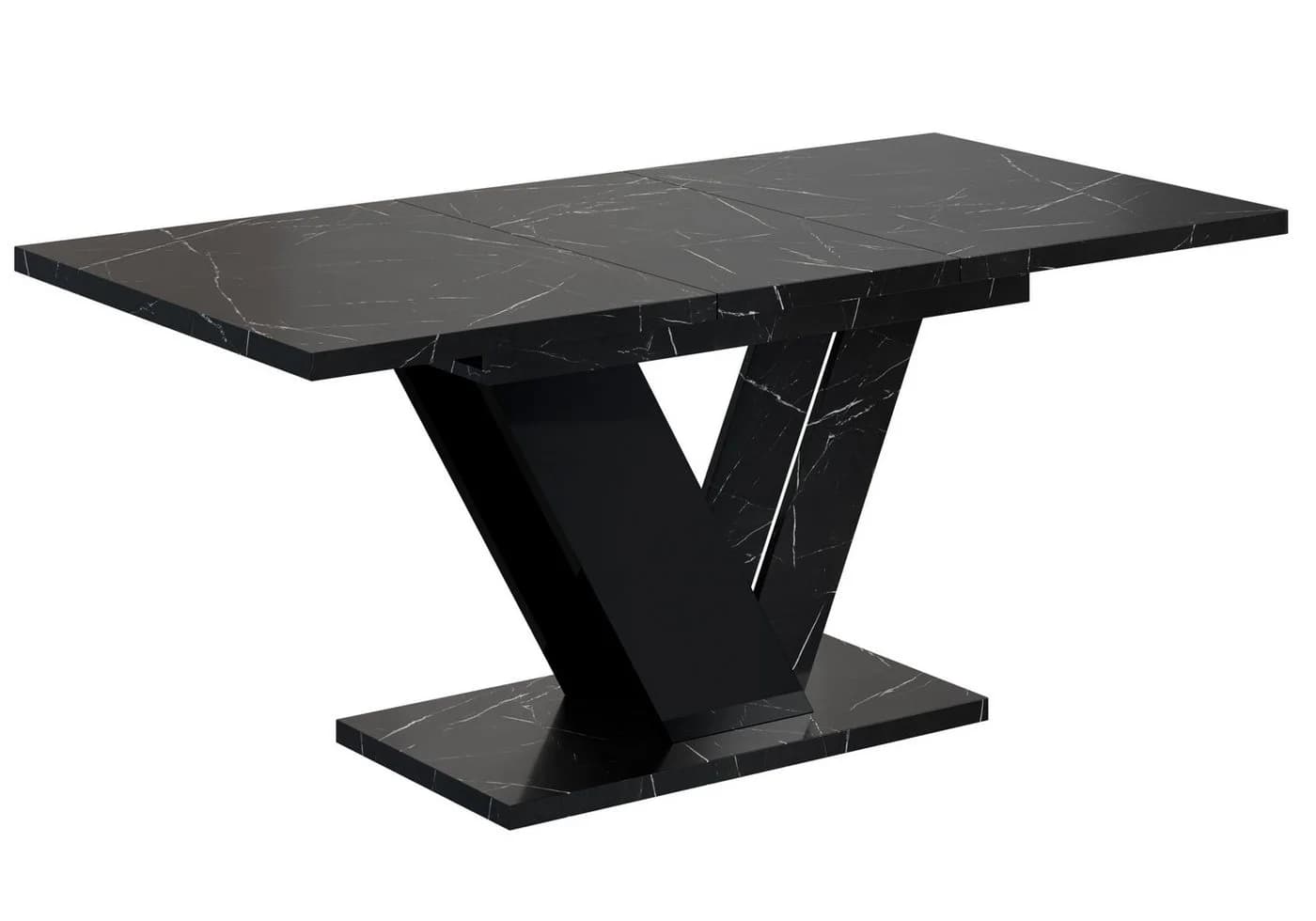 ALTDECOR Esstisch CLASI Schwarz Modern Ausziehbar - Bild 2