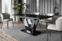 ALTDECOR Esstisch CLASI Schwarz Modern Ausziehbar Bild 3