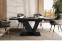 ALTDECOR Esstisch CLASI Schwarz Modern Ausziehbar Bild 5