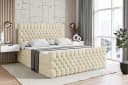 ALTDECOR Boxbett DAISY-Z Beige Monolith mit Topper und Bettkästen Bild 2