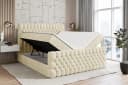 ALTDECOR Boxbett DAISY-Z Beige Monolith mit Topper und Bettkästen Bild 3