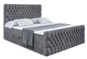 ALTDECOR Boxbett SERENE-Z mit Bettkästen und Topper Grau Bild 1