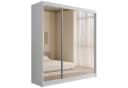 ALTDECOR Schiebetürenschrank V2-URBANO Weiß mit Spiegeltüren Modern Bild 1
