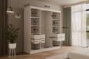 ALTDECOR Schiebetürenschrank V2-URBANO Weiß mit Spiegeltüren Modern Bild 5