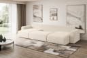 ALTDECOR Wohnlandschaft ORRO-U U-Form Schlafcouch mit Bettkasten Beige Bild 5