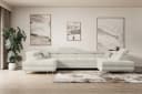 ALTDECOR Wohnlandschaft GUSA-U Ecksofa Beige Cord mit Schlaffunktion Bild 2