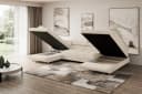ALTDECOR Wohnlandschaft GUSA-U Ecksofa mit Schlaffunktion Beige Bild 5