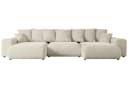 ALTDECOR Wohnlandschaft ESKAR-U L-Form Schlafcouch mit Ausziehfunktion Bild 1