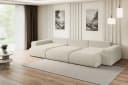 ALTDECOR Wohnlandschaft ESKAR-U L-Form Schlafcouch mit Ausziehfunktion Bild 5