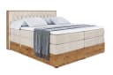 ALTDECOR Boxspringbett LOLLI5 KING Beige mit Topper und Bettkästen Bild 1